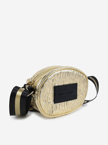 MARC JACOBS 女童金色金属斜挎包（16.5厘米）