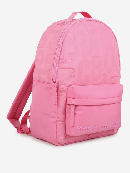 MARC JACOBS 女童字母背包 粉色（39 厘米）