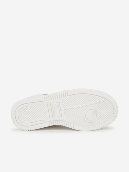 MARC JACOBS 儿童皮革徽标运动鞋（象牙色）