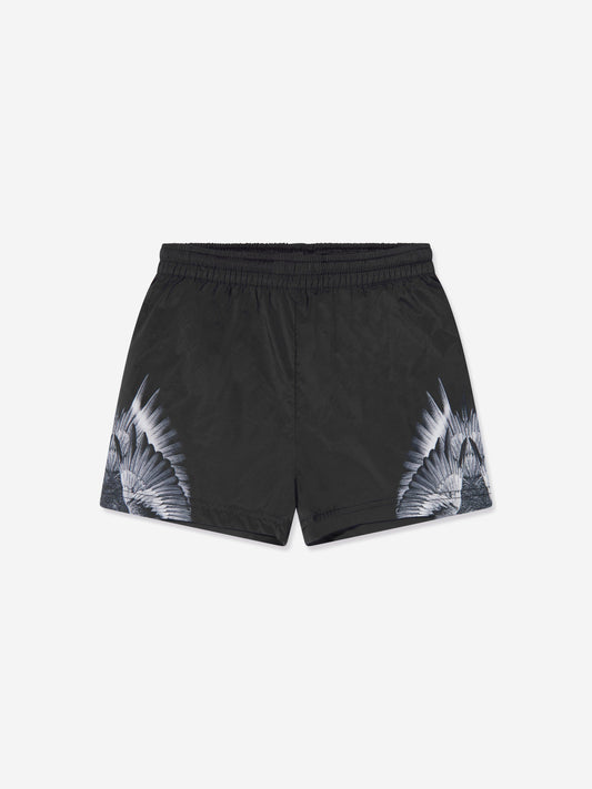 Marcelo Burlon 男童 Icon Wings 泳裤