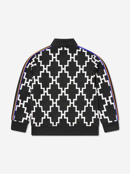 Marcelo Burlon 男童交叉滚边运动拉链上衣