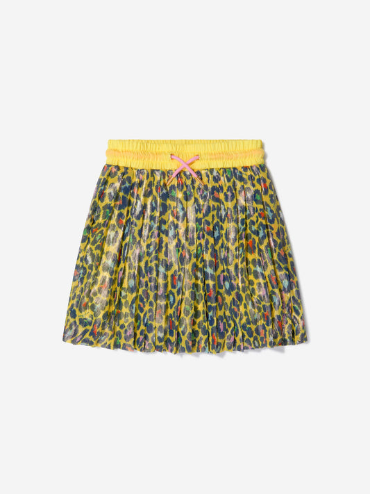 MARC JACOBS 女童猎豹印花百褶裙