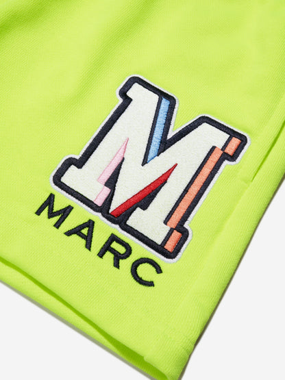 MARC JACOBS 女童绿色徽标短裤