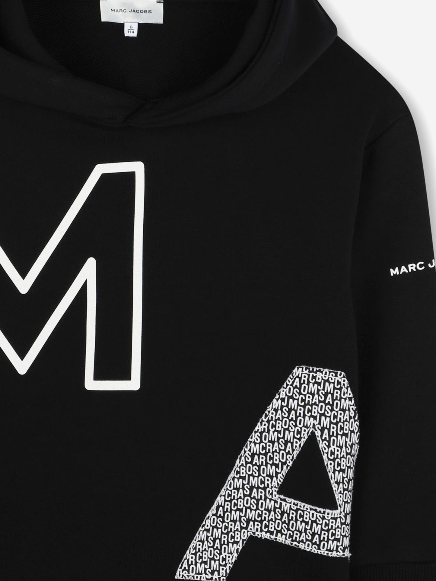 Boys Logo Hoodie in Black