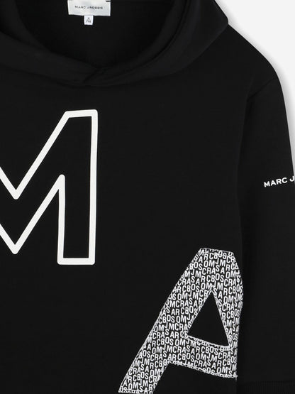 Boys Logo Hoodie in Black