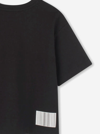 Boys Embossed Logo T-Shirt in Black