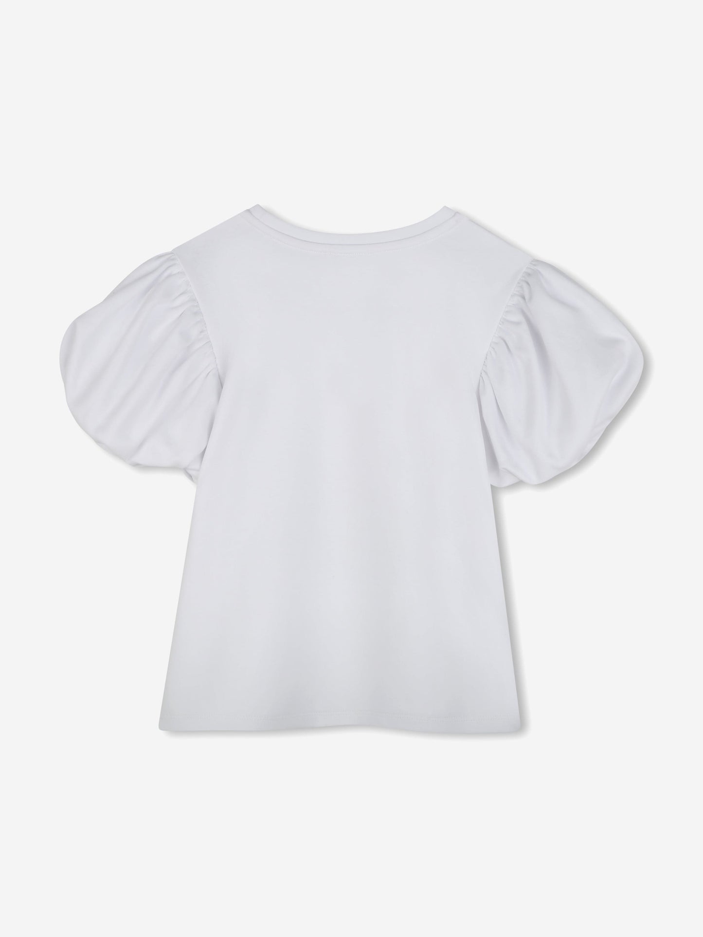 Girls Snapshot Bag Print T-Shirt in White