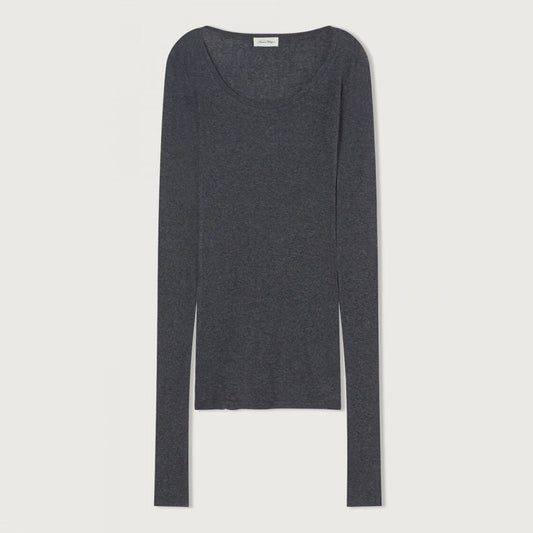 女士灰黑色棉T恤