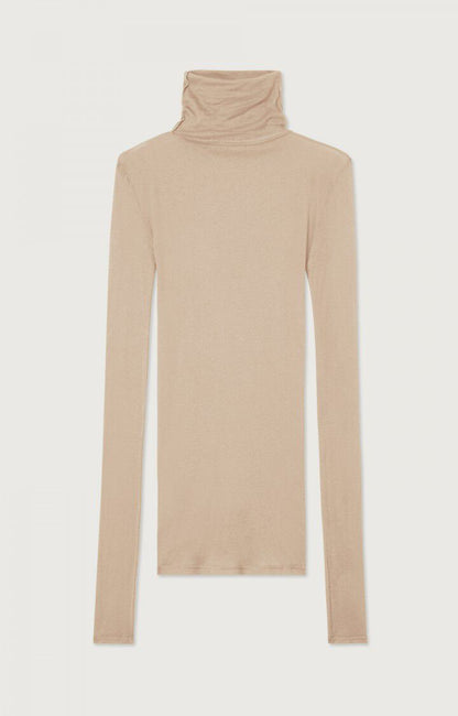 女士修身高领T恤