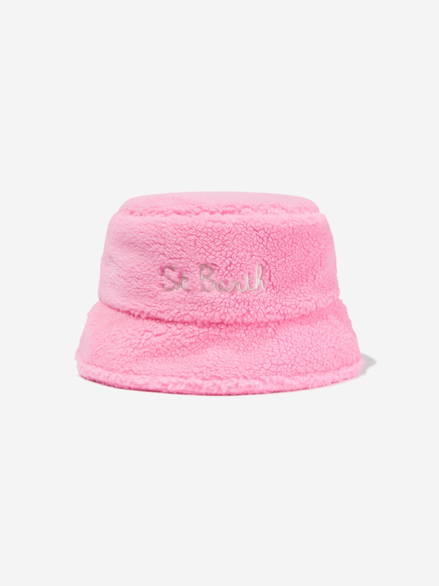 MC2 Saint Barth 女童 Sherpa 渔夫帽（粉色）