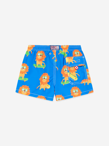 MC2 Saint Barth 男童滑板 Leo 泳裤（蓝色）