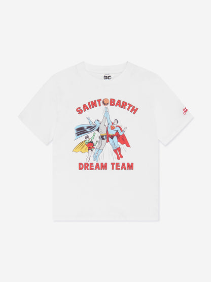 MC2 Saint Barth 男童 DC Dream Team T 恤（白色）