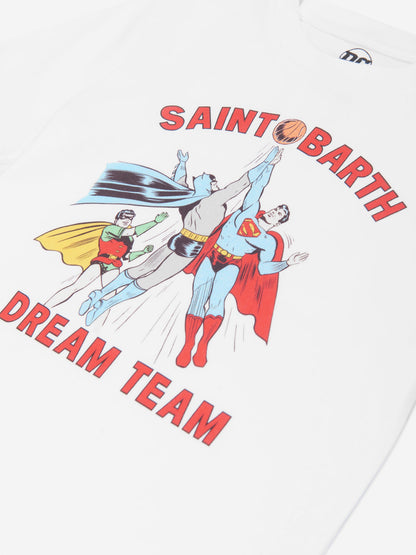 MC2 Saint Barth 男童 DC Dream Team T 恤（白色）