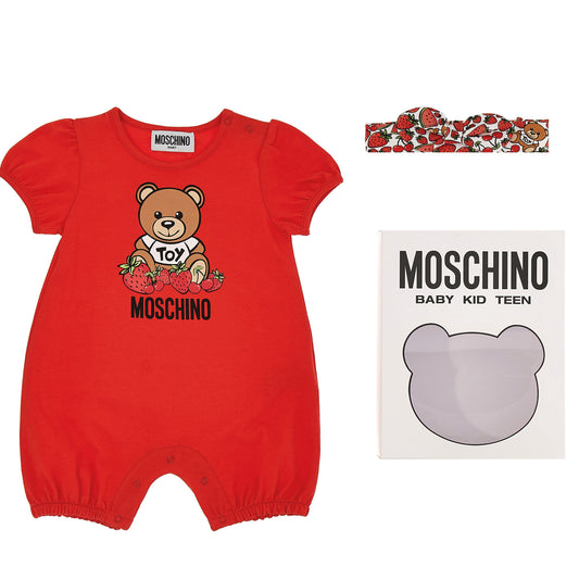 Baby Girls Red Romper