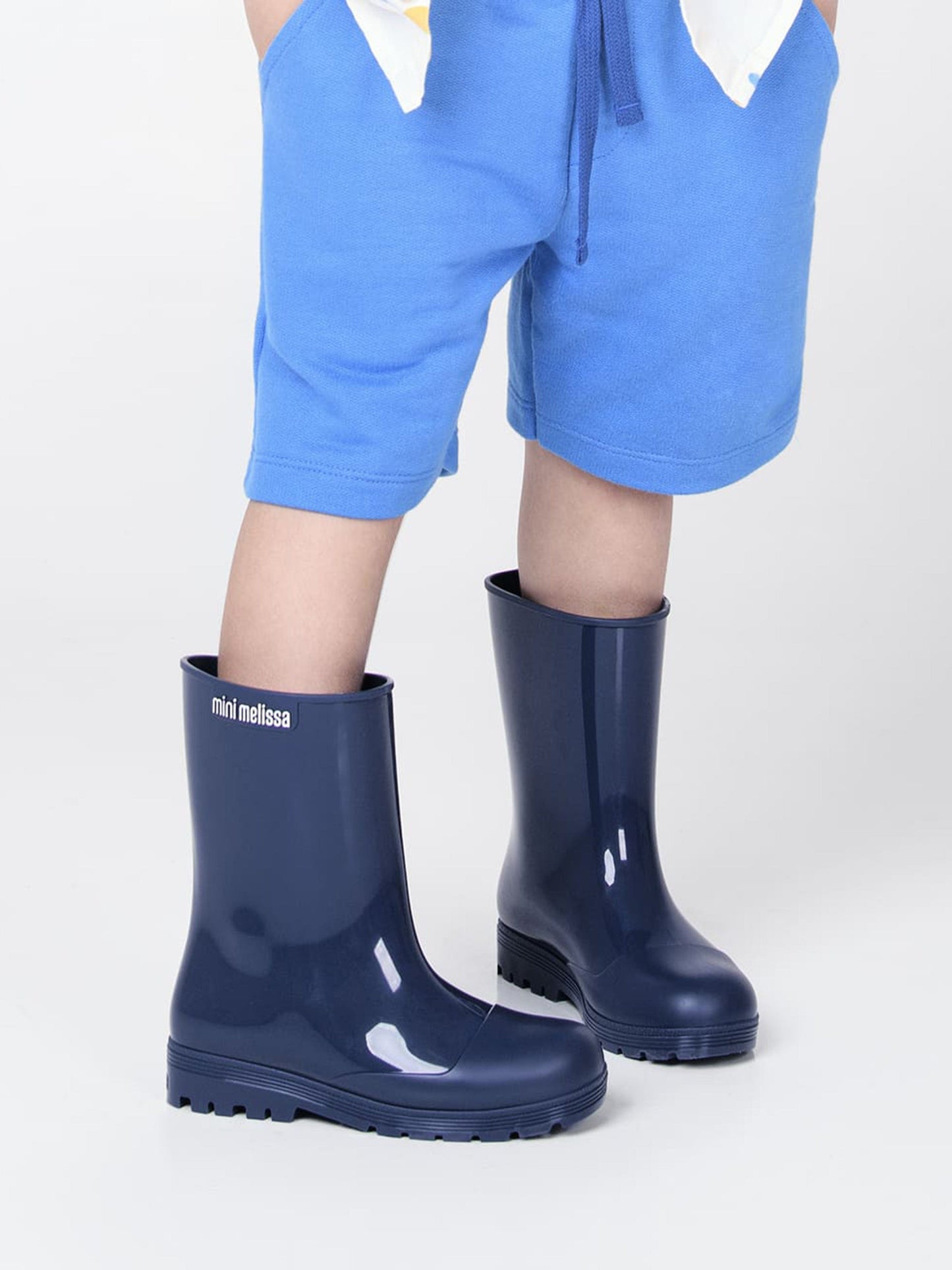 Mini Melissa 女童海军蓝雨靴