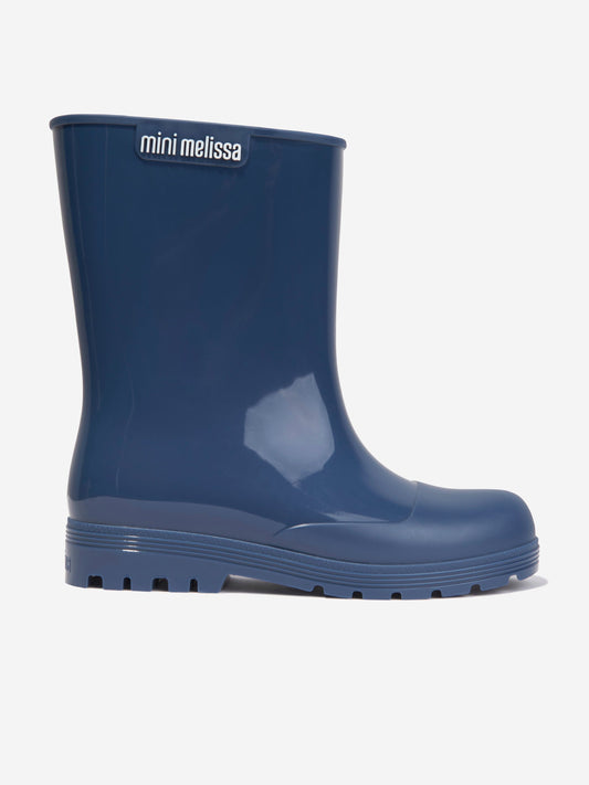 Mini Melissa 女童海军蓝雨靴