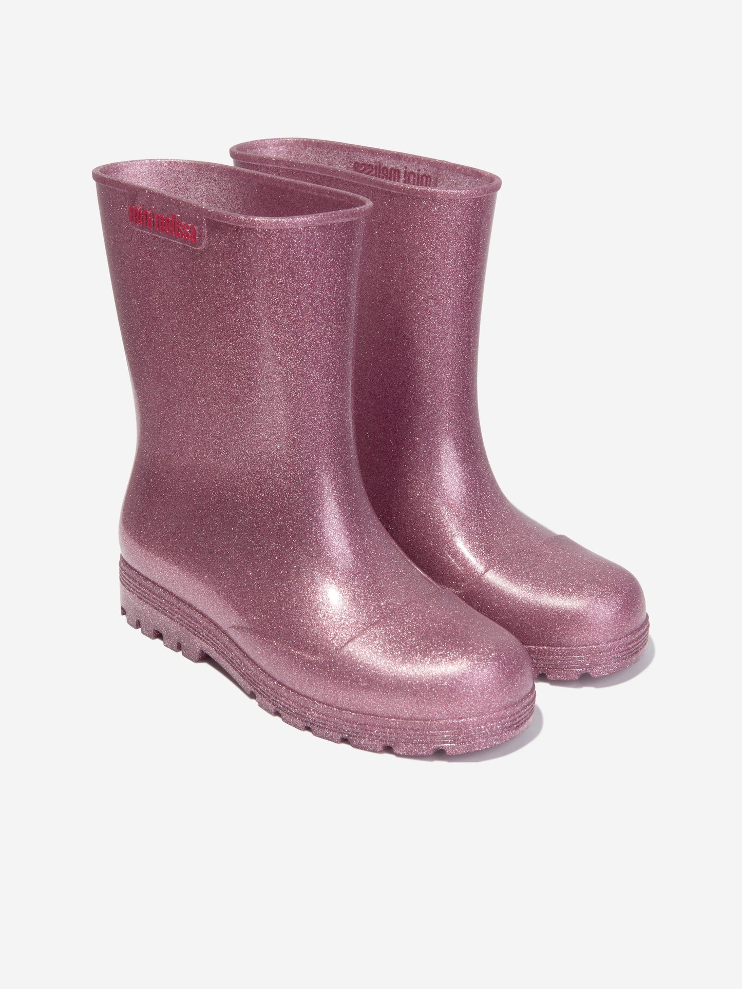 Mini Melissa 女童粉色雨靴