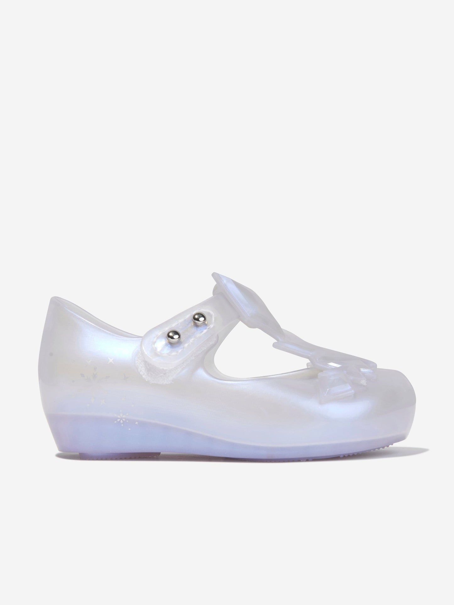 Mini Melissa 女童迪士尼果冻芭蕾舞鞋（白色）