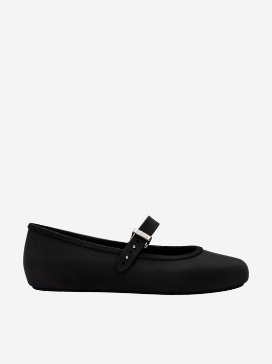 Mini Melissa 女童柔软芭蕾舞鞋（黑色）