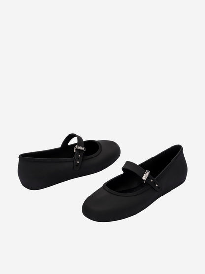 Mini Melissa 女童柔软芭蕾舞鞋（黑色）