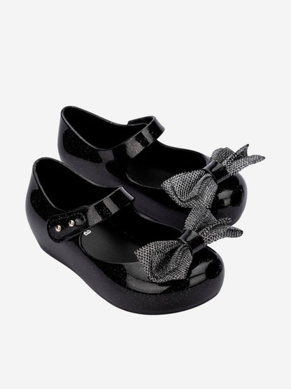 Mini Melissa 女童 Ultragirl Sweet XII 鞋（黑色）