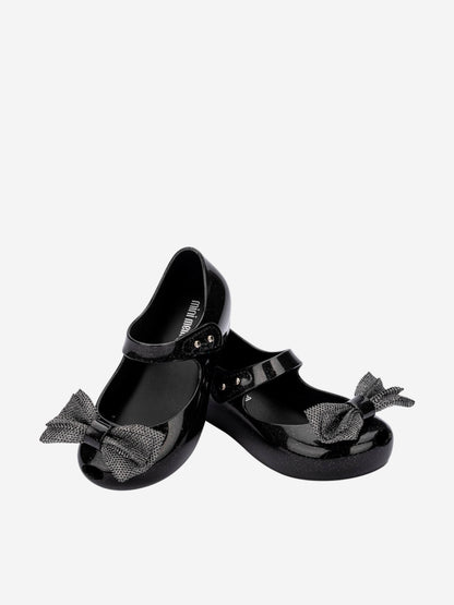 Mini Melissa 女童 Ultragirl Sweet XII 鞋（黑色）