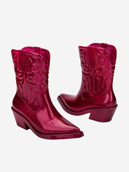 Mini Melissa 女童 Texas 靴（粉色）