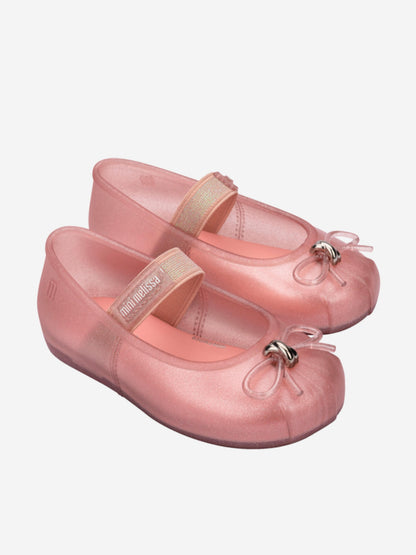 Mini Melissa 女童 Sophie 芭蕾平底鞋（粉色）