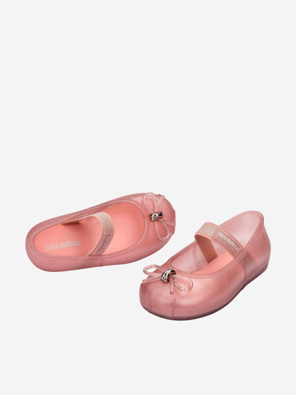 Mini Melissa 女童 Sophie 芭蕾平底鞋（粉色）