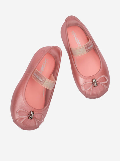 Mini Melissa 女童 Sophie 芭蕾平底鞋（粉色）