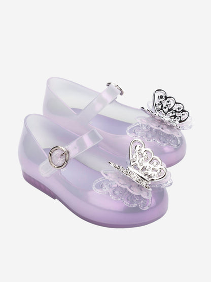 Mini Melissa 女童 Sweet Love Fly II 鞋（紫色）