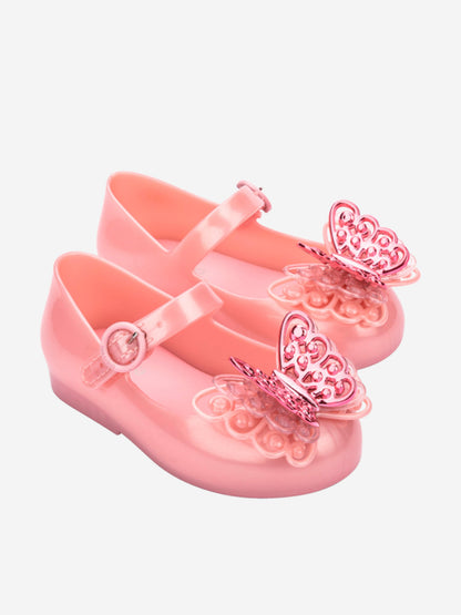 Mini Melissa 女童 Sweet Love Fly II 鞋（粉色）