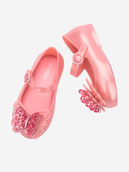 Mini Melissa 女童 Sweet Love Fly II 鞋（粉色）