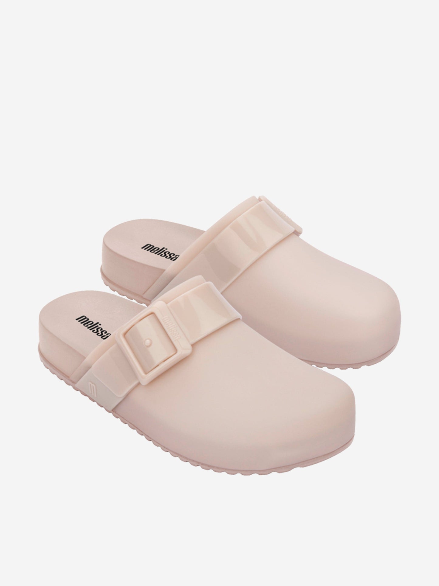 Mini Melissa 女童舒适木屐（米色）