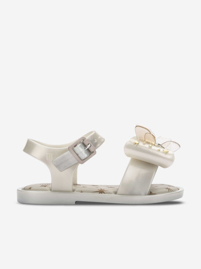 Mini Melissa 女童 Mar Star 白色凉鞋