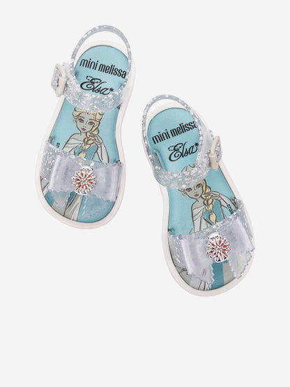 Girls Mar + Disney Princess sandals in White