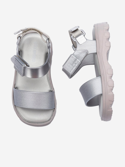Girls Kick Off Sandals in Silver