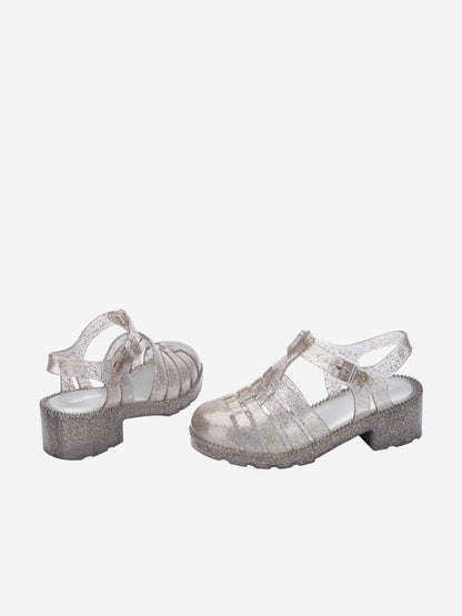 Girls Possession Heel Sandals in Silver