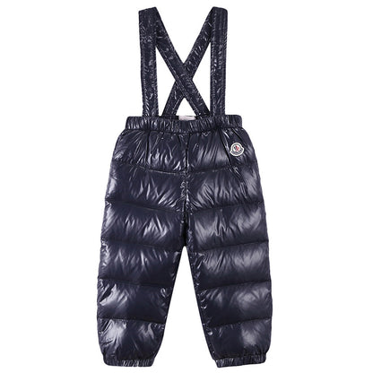 Baby Navy Blue 'Remy' Down Padded 2 Piece Snow Set