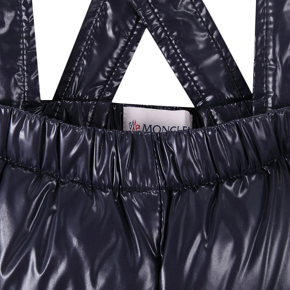 Baby Navy Blue 'Remy' Down Padded 2 Piece Snow Set