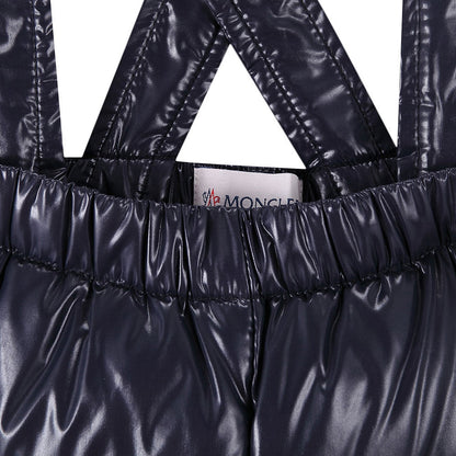 Baby Navy Blue 'Remy' Down Padded 2 Piece Snow Set