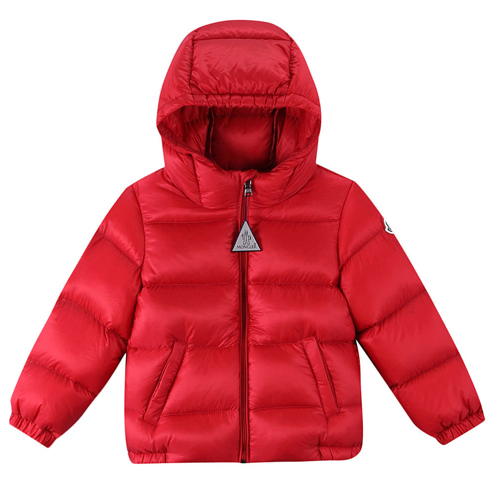 Baby Boys Red Hooded 'Macaire'Padded Down Jacket