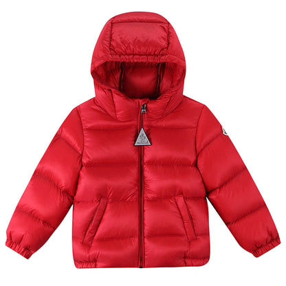 Baby Boys Red Hooded 'Macaire'Padded Down Jacket