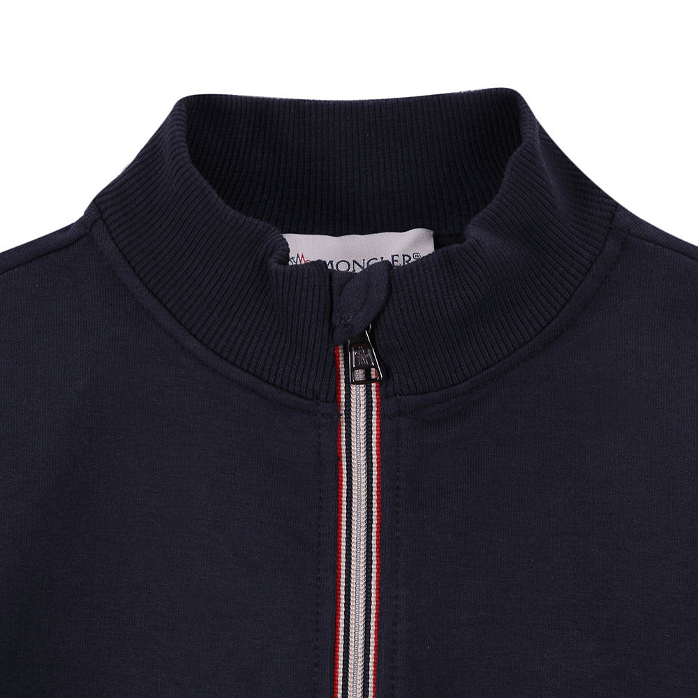 Baby Boys Navy Blue Rib Cuffs Cotton Tracksuit