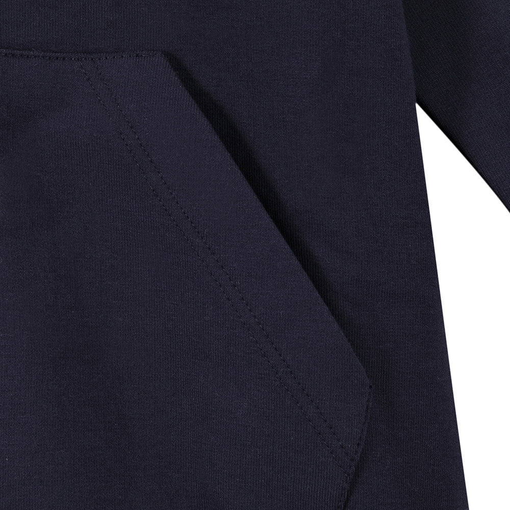 Baby Boys Navy Blue Rib Cuffs Cotton Tracksuit