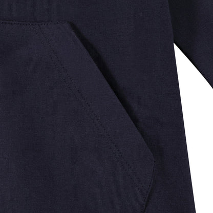 Baby Boys Navy Blue Rib Cuffs Cotton Tracksuit