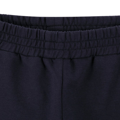 Baby Boys Navy Blue Rib Cuffs Cotton Tracksuit