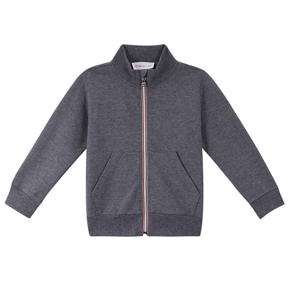 Baby Boys Grey Rib Cuffs Cotton Tracksuit