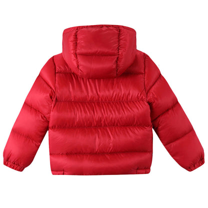 Baby Boys Red Hooded 'Macaire'Padded Down Jacket