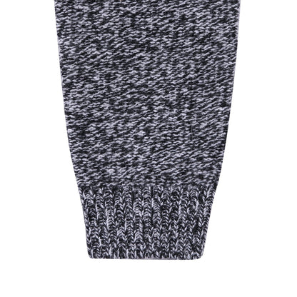 Boys & Girls Black Melange Wool Knitted Sweater